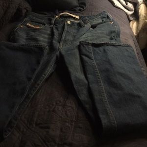 Straight leg jeans